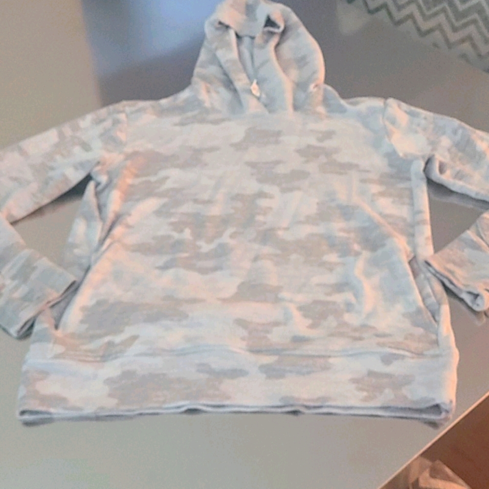 Athleta Girl hoodie camo 8-10